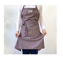 신상품 드라이체크 앞치마 그린/ 퍼플 빈티지 네츄럴 세련된 고급면 파스텔 허리앞치마 체크패턴 편안한 카페 바리스타 조리복 요리사 공방 제과점 커피숍 개업 꽃꽃이 미용실 원예 추천