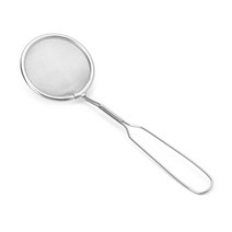 뜨거운 냄비 필터 스키머 스테인레스 스틸 메쉬 음식 스트레이너 Ladle 낚시 스푼, 은, S, 1개