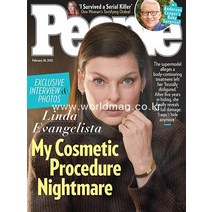 당일발송 People Weekly Usa 2022년2월28일호 피플 미국판 Linda Evangelista 린다 에반젤리스타 커버 Usa2022년2월28일호