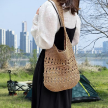 토트백 대용량 라탄 숄더백 BA2