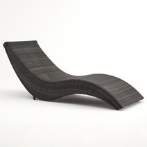 SWS-07 라탄 썬베드, 브라운