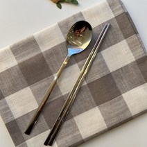 진주공방 스테인리스 업소용 수저세트 모음, 오렌지 숟가락