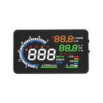 차량용 무선 헤드업 디스플레이 네비 연동 HUD 스마트 디지털 자동차속도계 계기판, obd2 eobd 자동차 용 a8