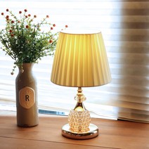 아레나 단스탠드 크리스탈 조명 무드등 침실스탠드 선물추천 신혼집 스탠드조명, 골드