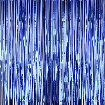 파티짱 파티 은박 수술 커튼 생일 할로윈 크리스마스 졸업, 파티커튼 (블루)