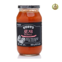 라이브잇 피코크 구스토 로제 파스타소스, 5개, 660g