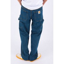 Carhartt Carhart 칼하트 오버핏 남자 와이드청바지 진 남녀공용 청바지 스트레이트 팬츠 루즈핏청바지 워싱 카고진