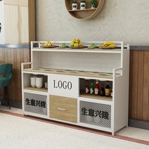 음식점 업소용 셀프바 식당 테이블 뷔페, 화이트100X40X110홀10공기