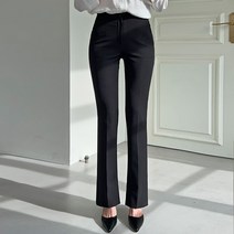 시크폭스 여성용 여우 피엔코 롱슬릿 슬랙스