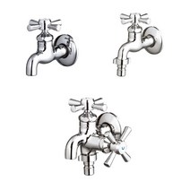 대림 일반수도꼭지 양갈래수도꼭지 베란다수전, 대림 양갈래커플링가로꼭지, 냉수형