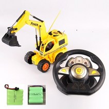 미니굴삭기 포크레인 굴착기 미니 원격 제어 굴삭기 미니 RC 건설 트럭 5 채널 트레일러 자동차 트랙터 모, 02 YK51-8048E-2B