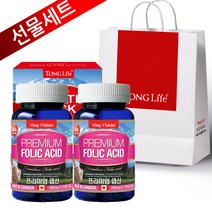 통라이프-엽산400 4개월분-임산부-임신부-2병-선물세트, 2병