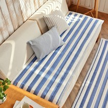 [르헤브] 쿨라인 시어서커 쇼파패드 3인용, 그레이