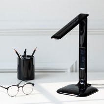 프리즘 LED 스탠드 CLAIR PL-550 (면광원) 블랙 화이트 크레모아 탁상용 스탠드 접이식 거실스탠드