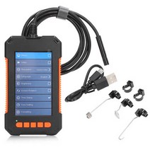 산업용 내시경 하수도 카메라 클리어 이미지 IP67 방수 밝기 조절 가능 2600mAh 충전식 배터리, 02 Style2