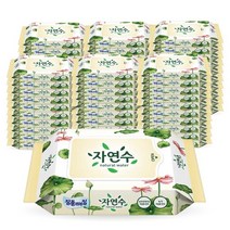 잘풀리는집 자연수 물티슈, 20매, 60개