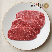 농협안심한우 1등급 국내산 한우 채끝살 구이용 200g, 단일옵션