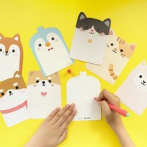 애니멀스마트엽서 ver2 (10p) 초대장 동물 캐릭터, 선택:랜덤(10p), 단품