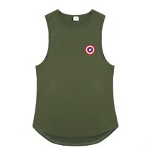 마라톤싱글렛 마라톤상의 러닝싱글렛 남성 민소매 조끼 탄성 스포츠 피트니스 마라톤나시 마라톤복, 초록, xxl