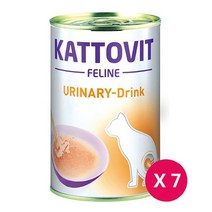 카토빗 유리너리 드링킹 135ml x 7개 고양이요로결석 신장관리, 없음, 상세설명 참조