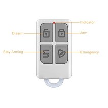 스마트홈 무선 원격 리모콘 Etiger rc2 고성능 휴대용 원격 제어 4 버튼 gsm pstn 홈 경보 시스템, 한개옵션0