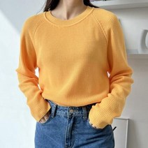 국산 여자 오버핏 무지개 하찌 니트티 YAN-1z38W