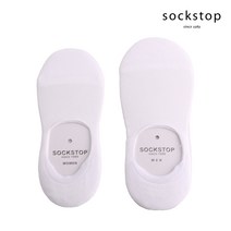 [삭스탑] 남자 여자 쿠션 페이크삭스 화이트 / 덧신 여름 양말
