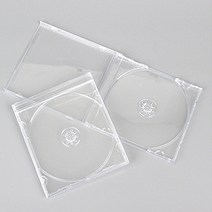CD DVD 보관 양면 투명 케이스 플라스틱 CD보관함 공CD CD수납