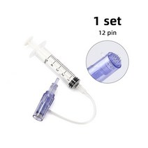 물 메조테라피 인젝터 하이드로 리프팅 장치 교체 음압 메소 기계 전기 히드라 바늘, 12핀