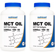 MCT 오일 1000mg 150소프트젤 2병, 2개, 단품, 단품