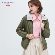 유니클로 리버시블 파카양면 여성 점퍼