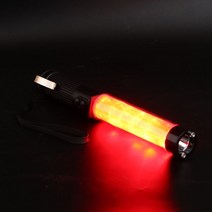 경광봉 경광등 창문 후크 교통 지팡이 LED 조명 제어 주차 가이드용 안전 신호등 야외 캠핑 포함, 01 Red