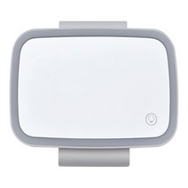 라이프란스 차량용 LED 선바이저 미러 메이크업 화장 거울, 화이트, 1개