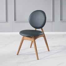 [로드퍼니처] 원목 식탁의자 /카페의자/식당의자/식탁별도, 그로비 의자-네이비