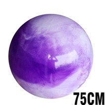 짐볼 보수볼 토닝볼 하프 토구 땅콩 75cm 피트니스 필라테스 공 pvc 요가 공 피트니스 crossfit 운동 벤더 코어 훈련 물리 치료 균형 운동 공, 75cm 퍼플