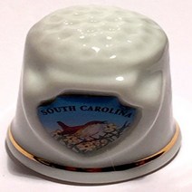 South Carolina State Souvenir Collectible Lpco Thimble null, 1