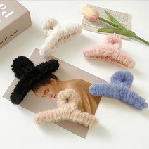 오늘나어때 퐁실퐁실 집게핀 5종 세트 올림머리 헤어핀 악세사리 반머리집게핀 헤어집게핀 머리핀 반묶음집게핀