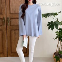 디자이어로즈 디자이어로즈 여성 라운드넥 무지 플레인 티셔츠 4color (8288966)