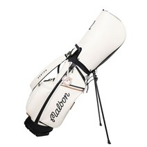 SLATE 하프백 스탠드 백 스탠딩 경량 대용량 골프 M 커버 2 개, [04] WHITE