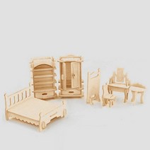 미니어쳐 원목 가구 셋트 34종