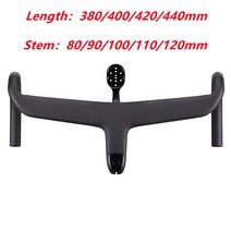 자전거핸들바 일체형 자전거손잡이 로드 MTB핸들바 도로 커스텀 SL8 프레임 공기 역학 벤, 3.spacer