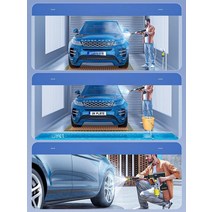 최고급형세트 자동 무선 세차 고압펌프 휴대용 세차기 세차건 분사기 전원주택 팬션 캠핑, 고급 480배터리 10m호스 항공가방세트