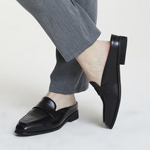 블랙도트 남성용 가죽 제이든 스퀘어 토 블로퍼 RZ96