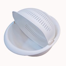 플라스틱 물빠짐 채반 화이트