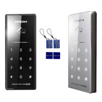 드림 DR-300 카드키4개 번호키 전자키 보조키 현관키 도어록, 드림DR-300 실버(카드키4개) / C구역 설치의뢰