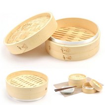 대나무 딤섬 만두 찜기 찜통 찜솥 150mm 업소용 가정용 냄비 그릇 통 바구니 용기 찜판 받침 채반 음식점 뷔페 요리 조리 찜 떡 빵 옥수수 호빵 감자 찌기 수분 촉촉한 맛있는