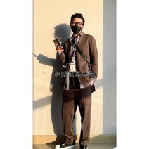 홍콩 마카오 유니클로 452156【UNIQLO U】남성 코듀로이 와이드 레그 오버올(바지)