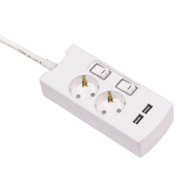써보니 2구 USB 멀티탭 멀티코드 1m 2m