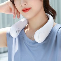 넥밴드 선풍기 A206 너플 목에거는 목풍기 캣넥팬 목 걸이 선풍기, 그린, 그린