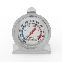 오븐 내부 설치가능한 스테인레스 아날로그 온도계 그릴 다이소 바베큐 베이킹 요리용, 섭씨/화씨 온도계